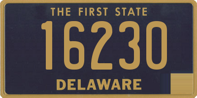 DE license plate 16230