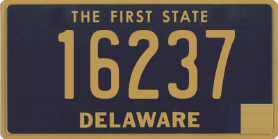 DE license plate 16237