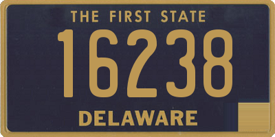 DE license plate 16238