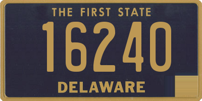 DE license plate 16240