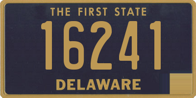 DE license plate 16241