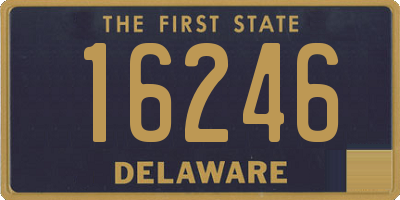 DE license plate 16246