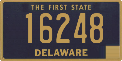 DE license plate 16248