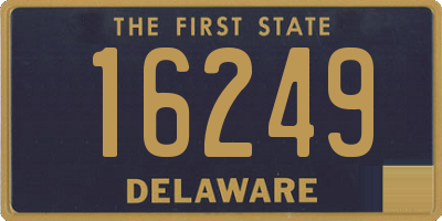 DE license plate 16249