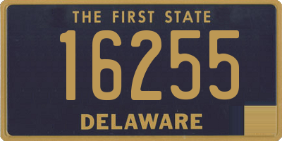 DE license plate 16255