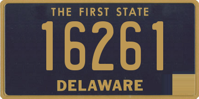 DE license plate 16261