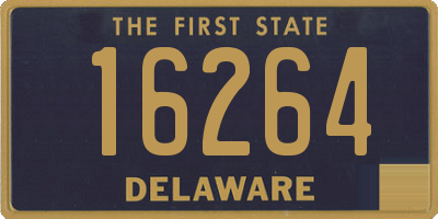 DE license plate 16264