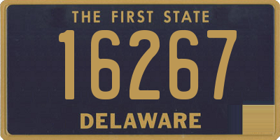 DE license plate 16267