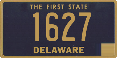 DE license plate 1627