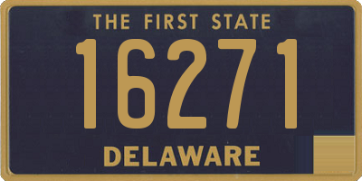 DE license plate 16271