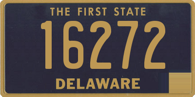 DE license plate 16272