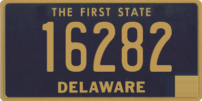 DE license plate 16282