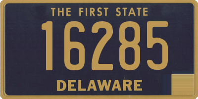 DE license plate 16285