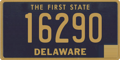 DE license plate 16290