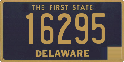 DE license plate 16295