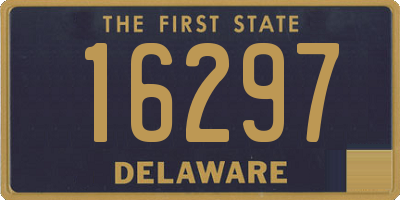 DE license plate 16297