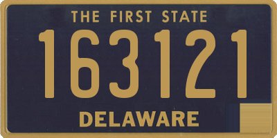 DE license plate 163121