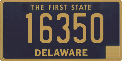 DE license plate 16350