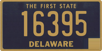 DE license plate 16395