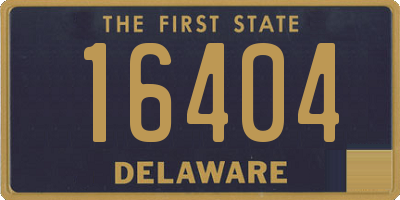 DE license plate 16404