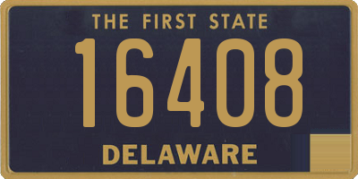 DE license plate 16408