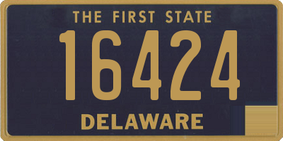 DE license plate 16424