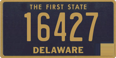 DE license plate 16427