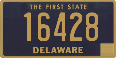 DE license plate 16428