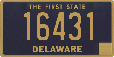 DE license plate 16431