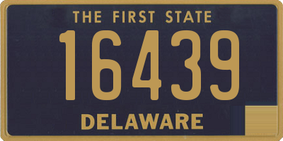 DE license plate 16439