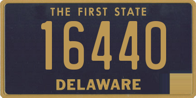 DE license plate 16440