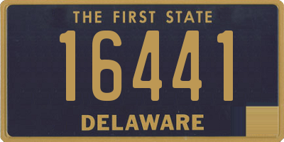 DE license plate 16441