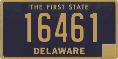 DE license plate 16461