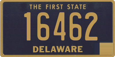 DE license plate 16462