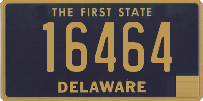 DE license plate 16464