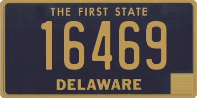 DE license plate 16469