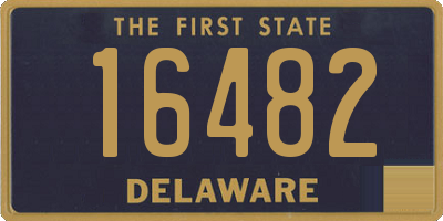 DE license plate 16482