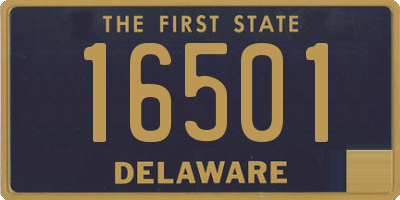 DE license plate 16501