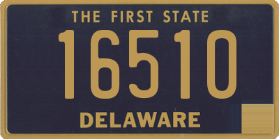 DE license plate 16510