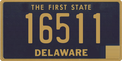 DE license plate 16511