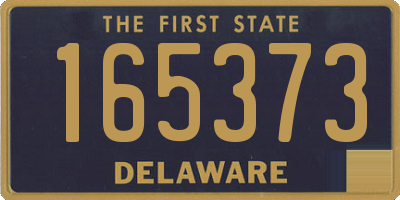 DE license plate 165373