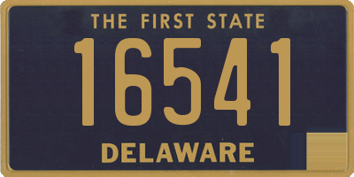 DE license plate 16541