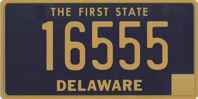 DE license plate 16555