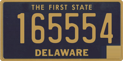 DE license plate 165554