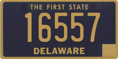 DE license plate 16557