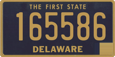DE license plate 165586