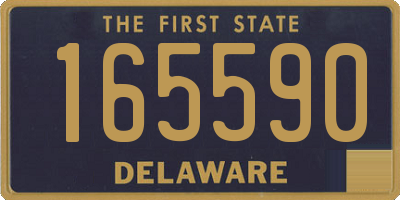 DE license plate 165590