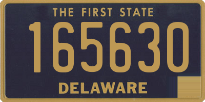 DE license plate 165630