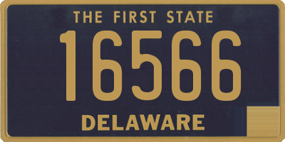 DE license plate 16566