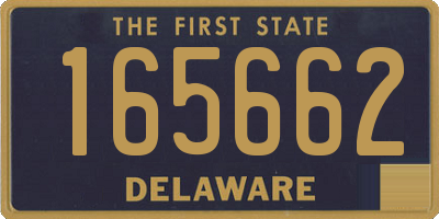 DE license plate 165662